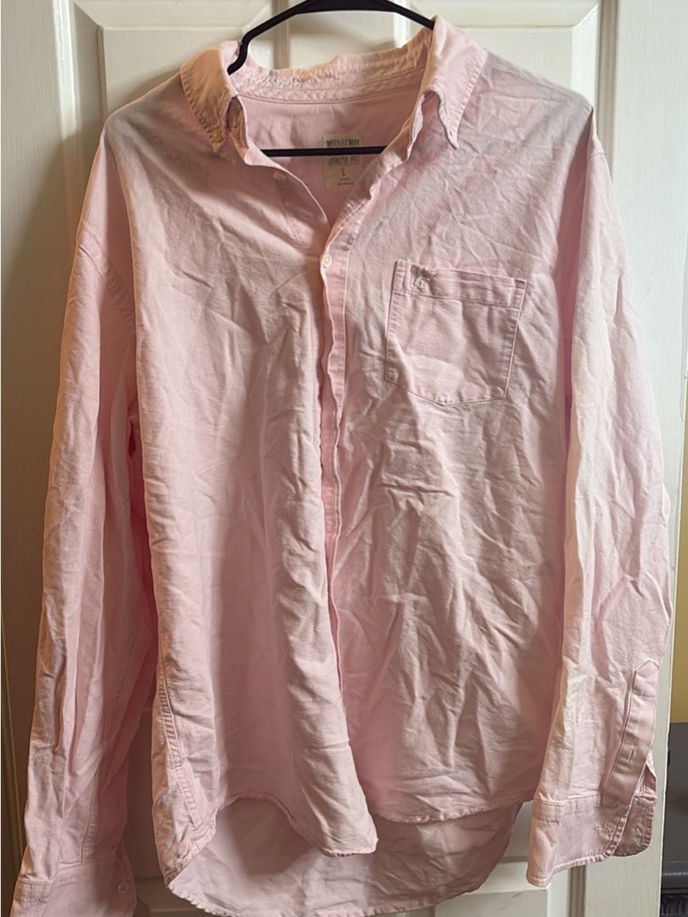Mossimo Supply Co. Light Pink Men's Button-Down Shirt